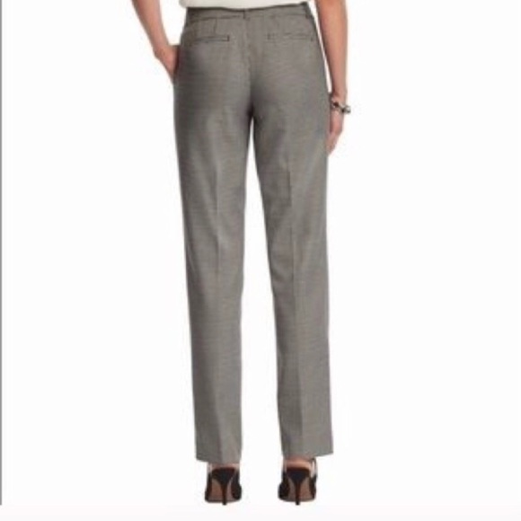 Ann Taylor Houndstooth straight pant - Picture 2 of 5